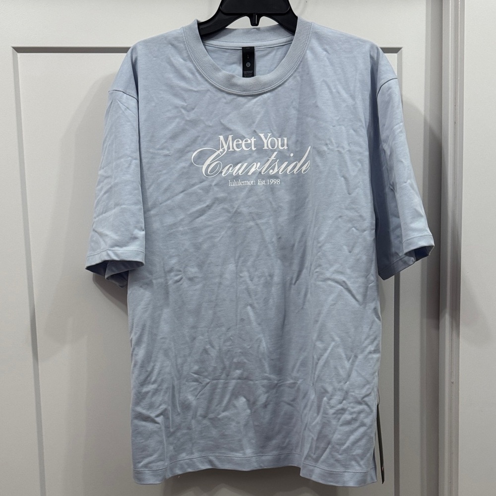 lululemon athletica Sky Blue Courtside Tee